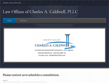 Tablet Screenshot of caclawoffices.com